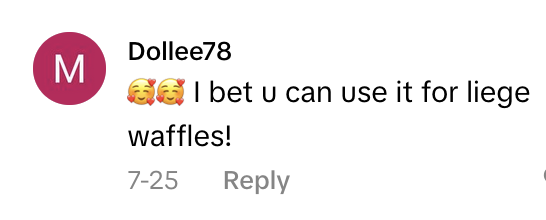 TikTok comment